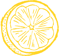 Illustration of a slice of orange